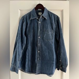 J. Crew Denim Button Down Shirt - M